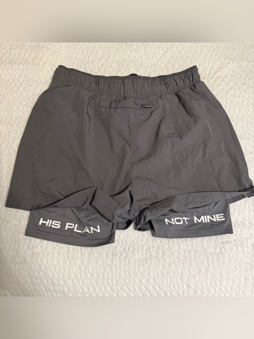 UDX Men's Gray Athletic Shorts with Logo - Picture 2 of 3